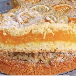 Цитрусовый тарт( песочный иёртый пирог