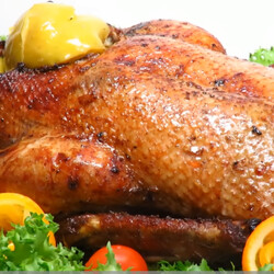 Утка с яблоками