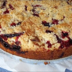 Немецкий пирог со сливами /Pflaumenkuchen,очень  вкусно!