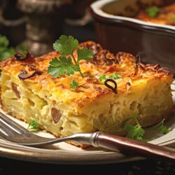 Лёгкая овощная запеканка — прекрасно дополнит весеннее меню