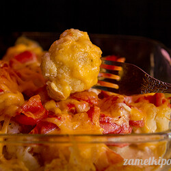 Запеканка из цветной капусты с картофелем и помидорами | Простые кулинарные рецепты с фотографиями