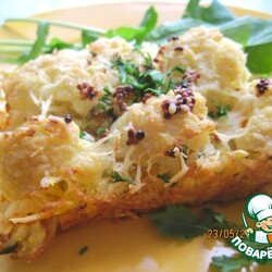 Ароматная запеканка из риса и цветной капусты
