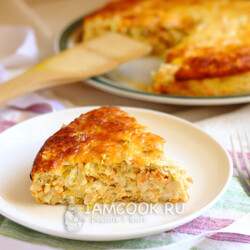 Запеканка из белокочанной капусты с сыром в духовке — рецепт с фото