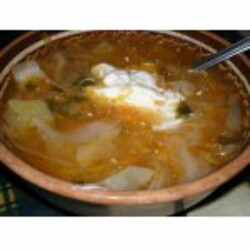 Щи с чечевицей