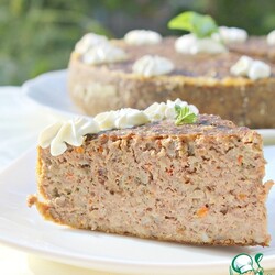 Запеканка из куриных сердечек и печени