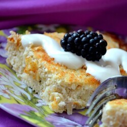 Запеканка овсяно-творожная с яблоком