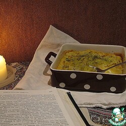 Бабушкина запеканка с фасолью и картофелем