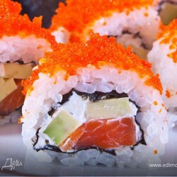 Ролл «Калифорния», пошаговый рецепт на 138698 ккал, фото, ингредиенты - Екатерина