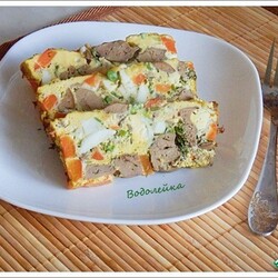 Запеканка из куриной печени