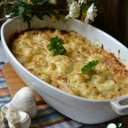 Запеканка с цветной капустой