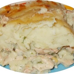 Английская запеканка с рыбой