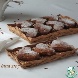 Шоколадно-ореховое печенье на желтках