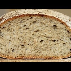 РЖАНОЙ ХЛЕБ БЕЗ ЗАМЕСА. Получается у ВСЕХ! Хрустящая корочка и пористый мякиш ! 100% результат!!!