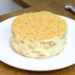 Торт НАПОЛЕОН без выпечки САМЫМ ЛЕНИВЫМ способом / Вкусный заварной крем / Ленивый торт Наполеон