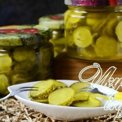 Маринованные огурцы пикули для бутербродов
