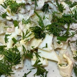 Сочный салат для красоты и здоровья