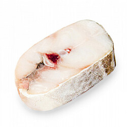 Стейк из трески с грибами