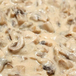 Грибной соус из шампиньонов со сливками