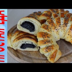 Рогалики с маковой начинкой. Нереальная вкуснятина
