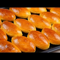 Сладкие пирожки в духовке! Печеные пирожки с яблочным повидлом! Рецепт теста для пирожков!