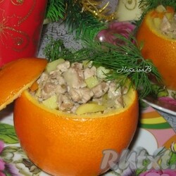 Апельсиновые "бочонки" - оригинальное горячее блюдо на праздничный стол - 10 пошаговых фото в рецепте