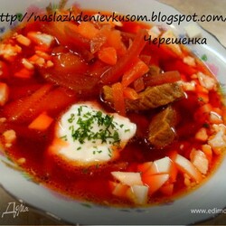 Свекольник для детей и взрослых. Суп из детства. Ингредиенты: вода, мясо, морковь