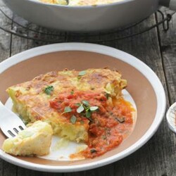 Запеканка из кабачков с сыром и помидорами (Gâteau de courgettes), пошаговый рецепт с фото