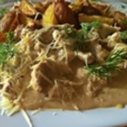 Свинина в сметанно-горчичном соусе в мультиварке