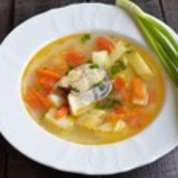 Суп со скумбрией