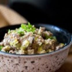 Свиная вырезка в сливочно-чесночном соусе