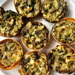 Spinach Artichoke Dip Cups (gluten-free) - rachLmansfield
