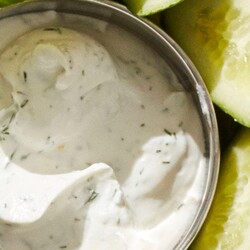 Whipped Feta with Cucumber