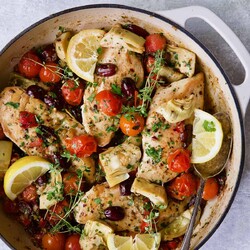 Easy Skillet Mediterranean Chicken
