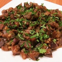 Жареные куриные желудки - пошаговый рецепт с фото на Повар.ру