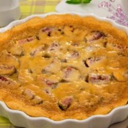 Пирог с инжиром и миндальным кремом