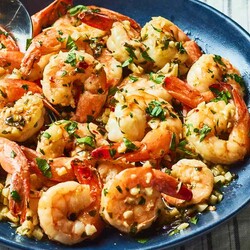 Simple Garlic Shrimp