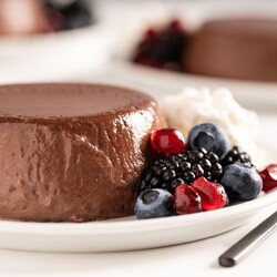Easy, Creamy Chocolate Panna Cotta