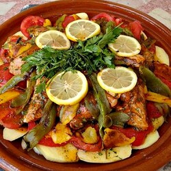 Zesty Moroccan Fish Tagine with Chermoula and Vegetables