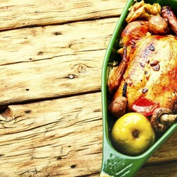 Fruit Stuffed Chicken Recipe