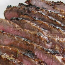 Grilled Coffee and Cola Skirt Steak
