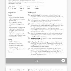 Tahini scallion rolls