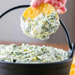 Spinach Artichoke Dip Recipe (VIDEO) - NatashasKitchen.com