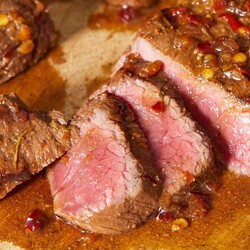 Emily's Marinated Venison Steaks