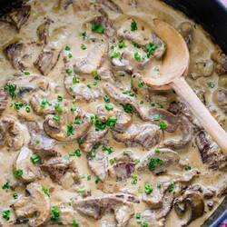 Beef Stroganoff Recipe (VIDEO) - NatashasKitchen.com