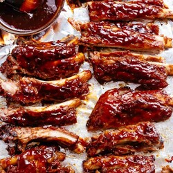 Slow Cooker Barbecue Ribs - Cafe Delites