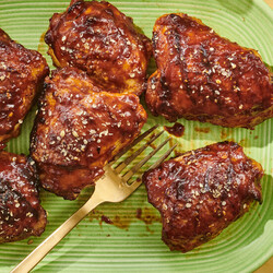 Peach and Molasses Chicken