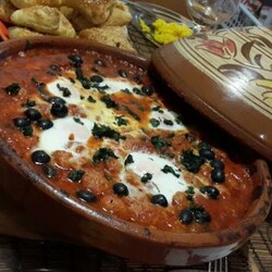 Тажин-глазунья (кюфта с яйцом) в пряном томатном соусе, пошаговый рецепт с фото