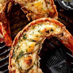 Easy Grilled Lobster Tails with garlic butter - Cafe Delites