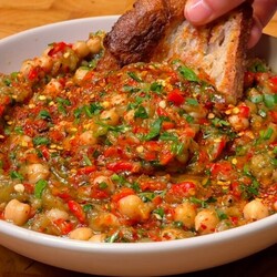 Roasted Eggplant And Chickpea Salad – Healthy Vegan Recipe | Dr. Vegan