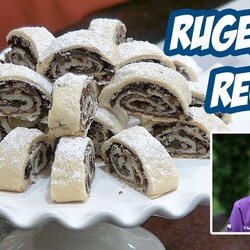 Chocolate Cherry Walnut Rugelach Recipe with Chef Gail Sokol. Step by step baking tutorial.